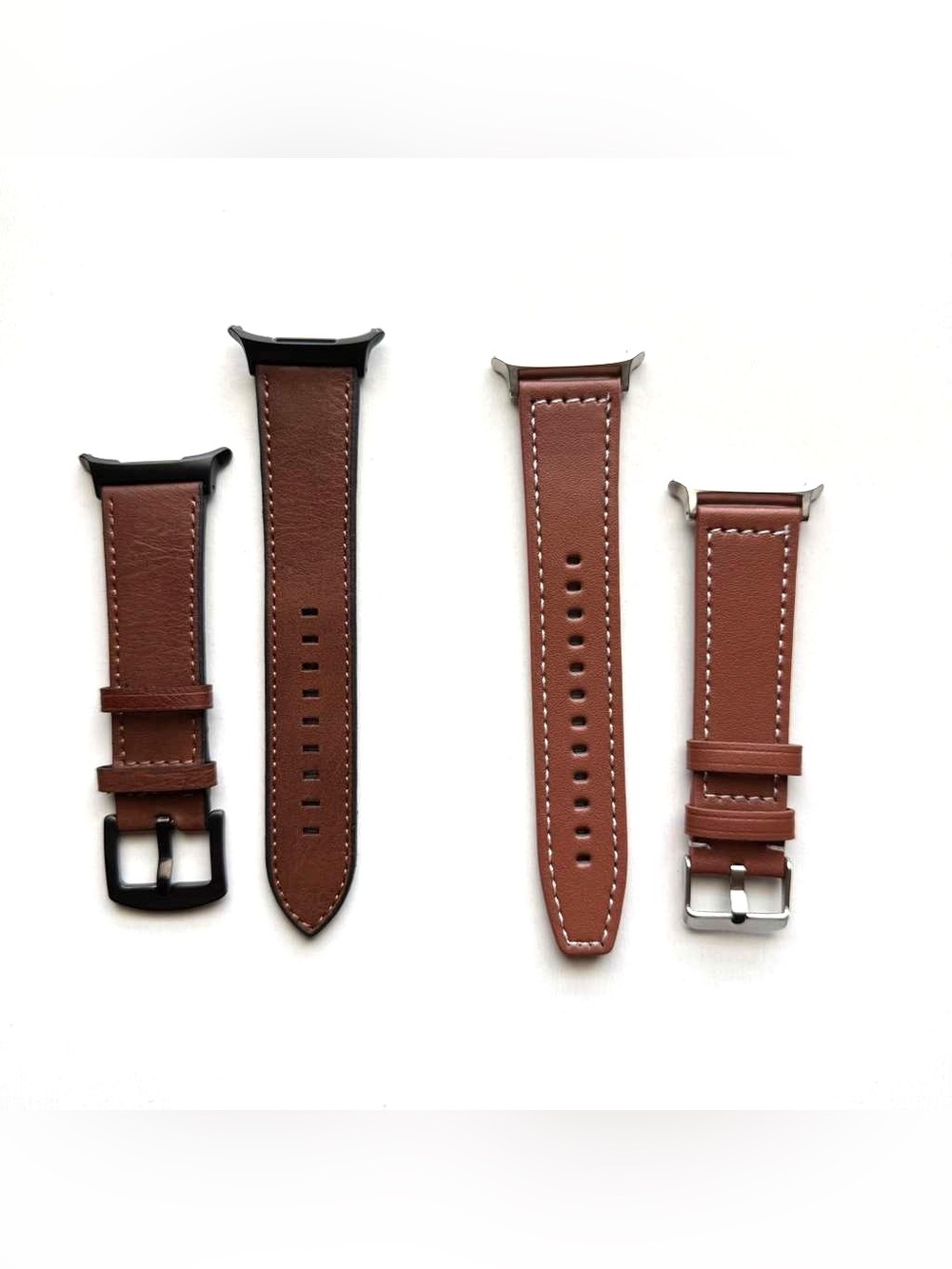 Brown Leather Samsung Galaxy Ultra Watch Band New Strap Bundle 003